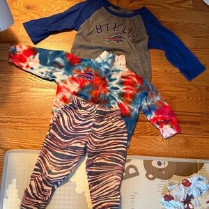 Buffalo Bills Tie-Dye,  Zubaz mix and match Outfit Set